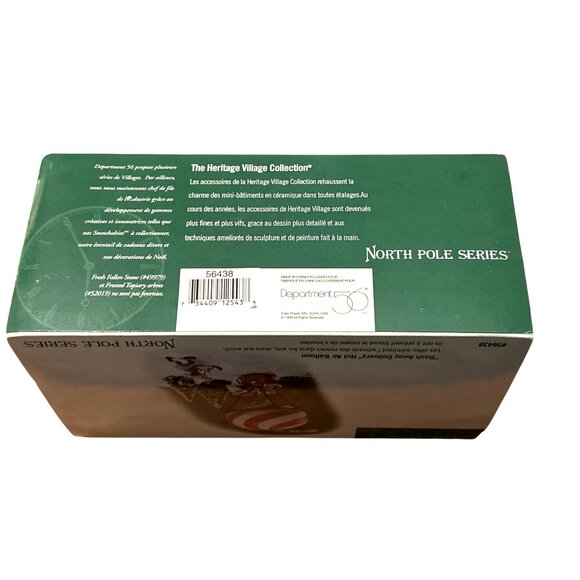 Department 56 North Pole - ‎ Dash Away Delivery Hot Air Balloon - Vintage 1998 - Picture 10 of 12